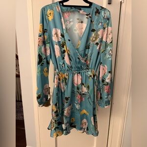 Zara floral print dress